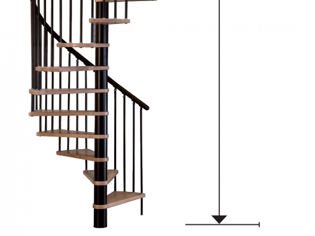 Винтовая лестница SPIRAL Effect 160